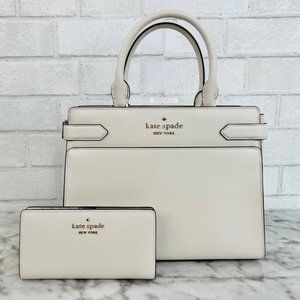 Kate Spade Staci Medium Satchel Crossbody & Large Slim Bifold Wallet